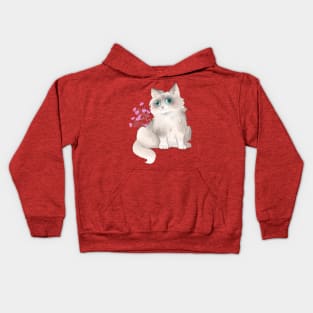 Cat Toon Ragdoll Kids Hoodie